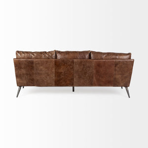 Cochrane II Brown Leather 3- Seater Sofa