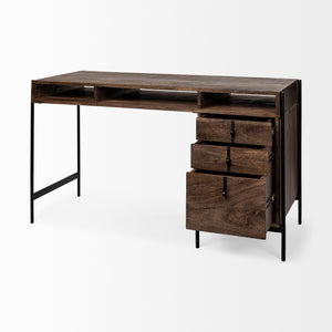 Glenn 3 Drawer Office Desk