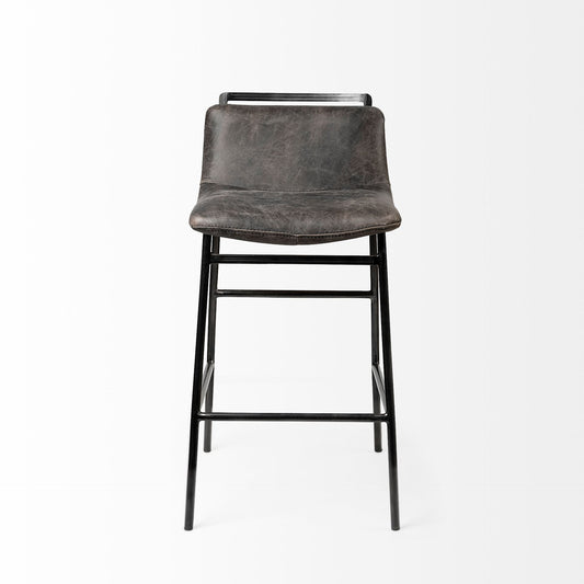 Kavalan I Leather Seat Counter Stool