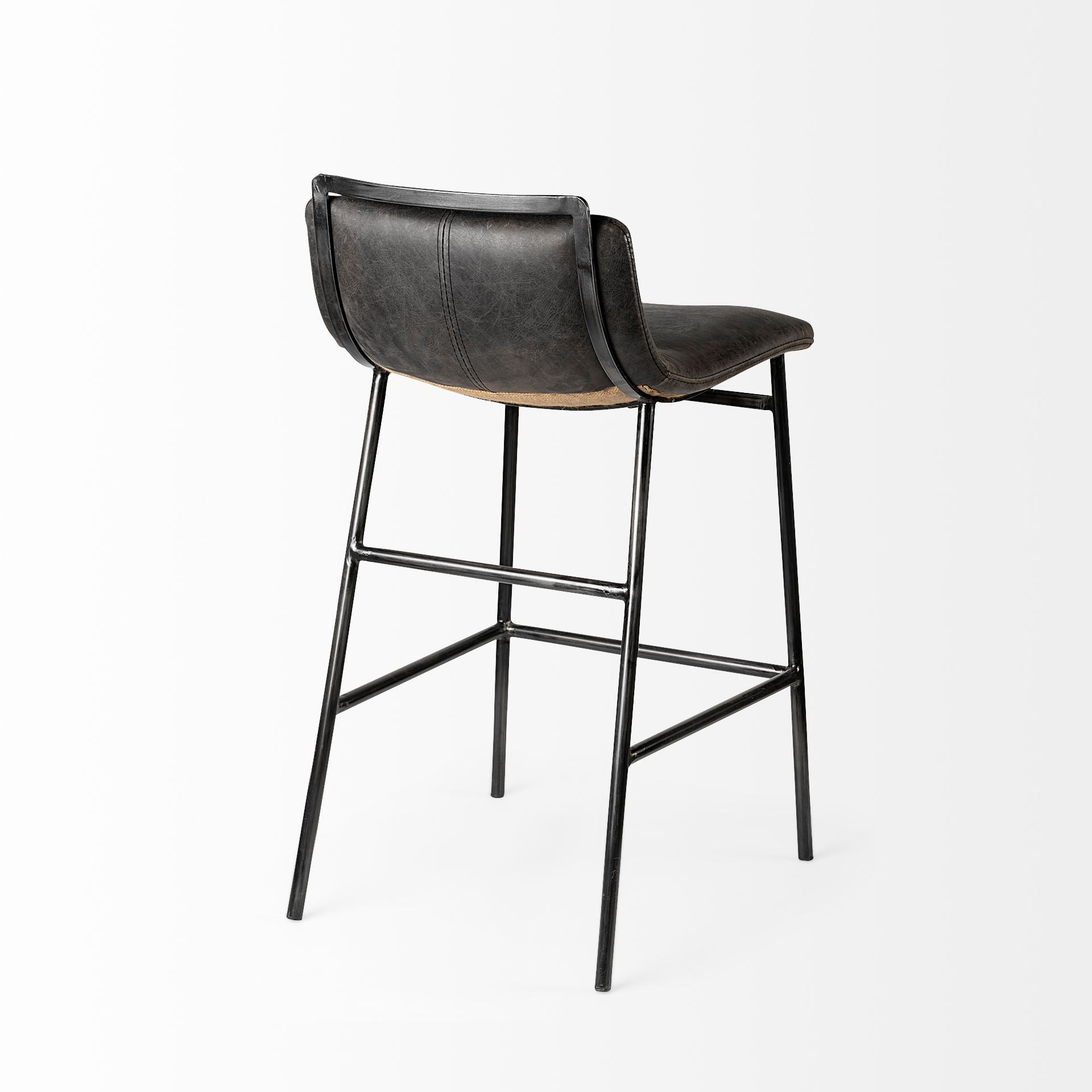 Kavalan I Leather Seat Counter Stool