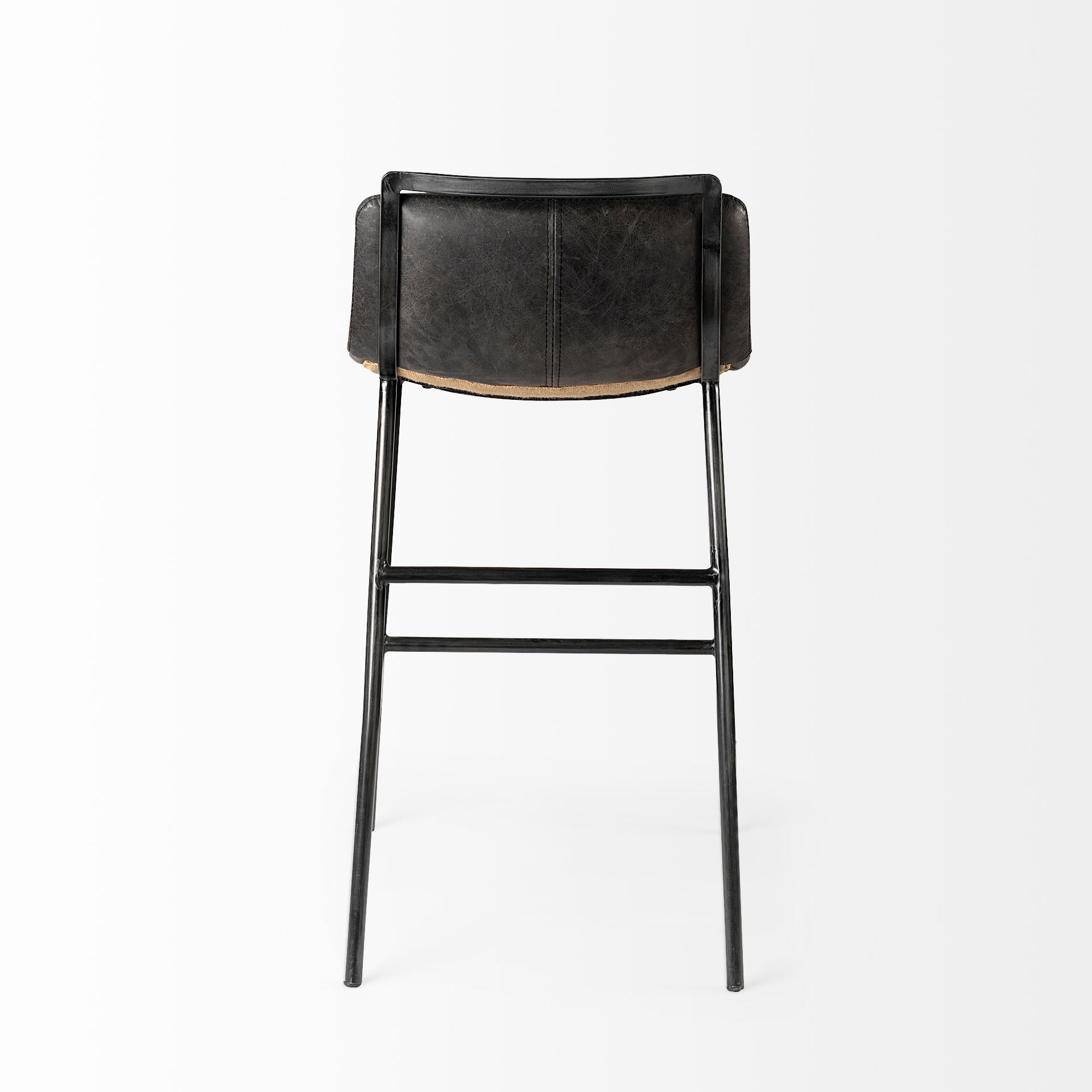 Kavalan I Leather Seat Counter Stool