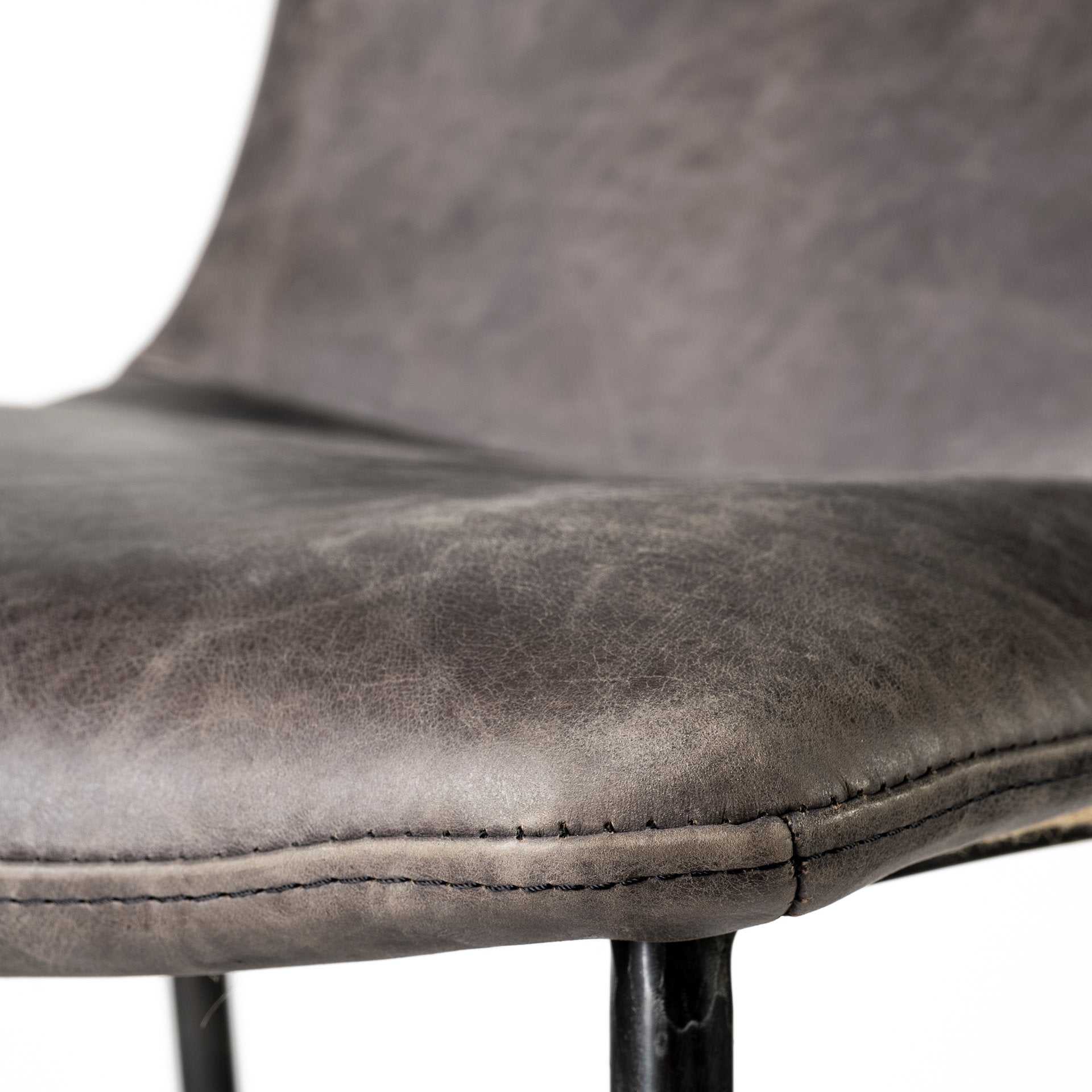 Kavalan I Leather Seat Counter Stool