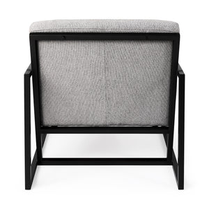 Armelle Gray Fabric Seat Accent Chair