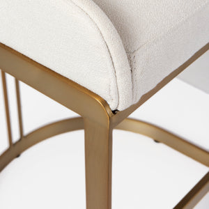 Hollyfield Fabric Seat Bar Stool