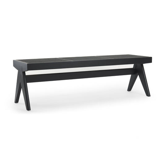 Mercana Arvin wooden bench for entryway and dining, featuring a modern design with sturdy wooden construction.
