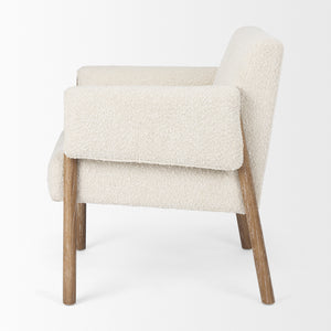 Ashton Cream Boucle Fabric Accent Chair