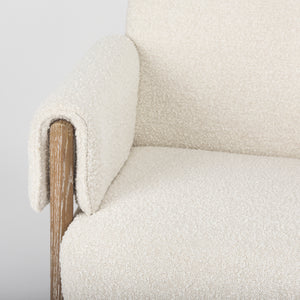 Ashton Cream Boucle Fabric Accent Chair