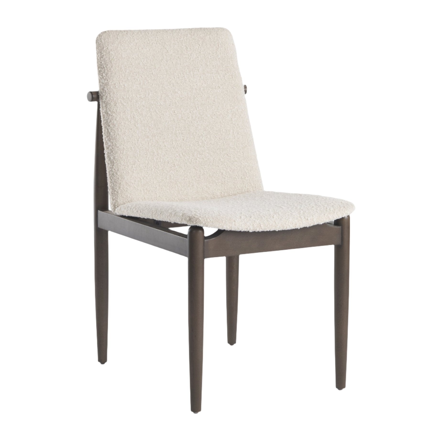 Cavett Cream Boucle Upholstered Seat Dining Chair- Set of 2