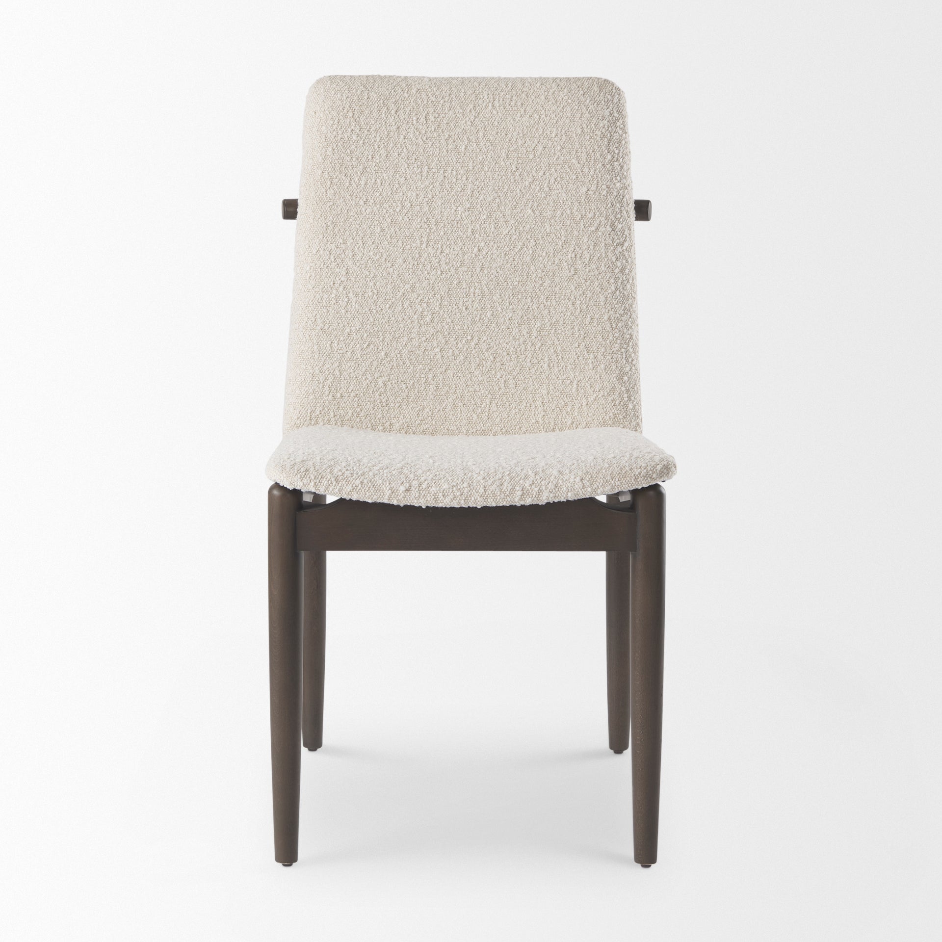 Cavett Cream Boucle Upholstered Seat Dining Chair- Set of 2