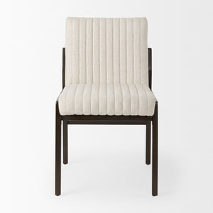 Tahoe Cream Upholstered Armless Dining Chair