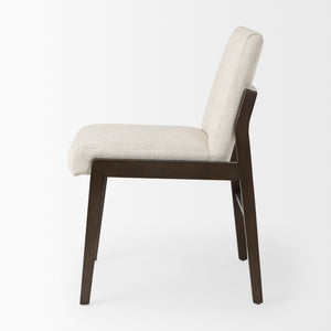 Tahoe Cream Upholstered Armless Dining Chair