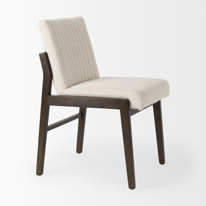 Tahoe Cream Upholstered Armless Dining Chair