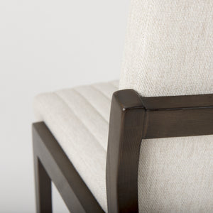 Tahoe Cream Upholstered Armless Dining Chair