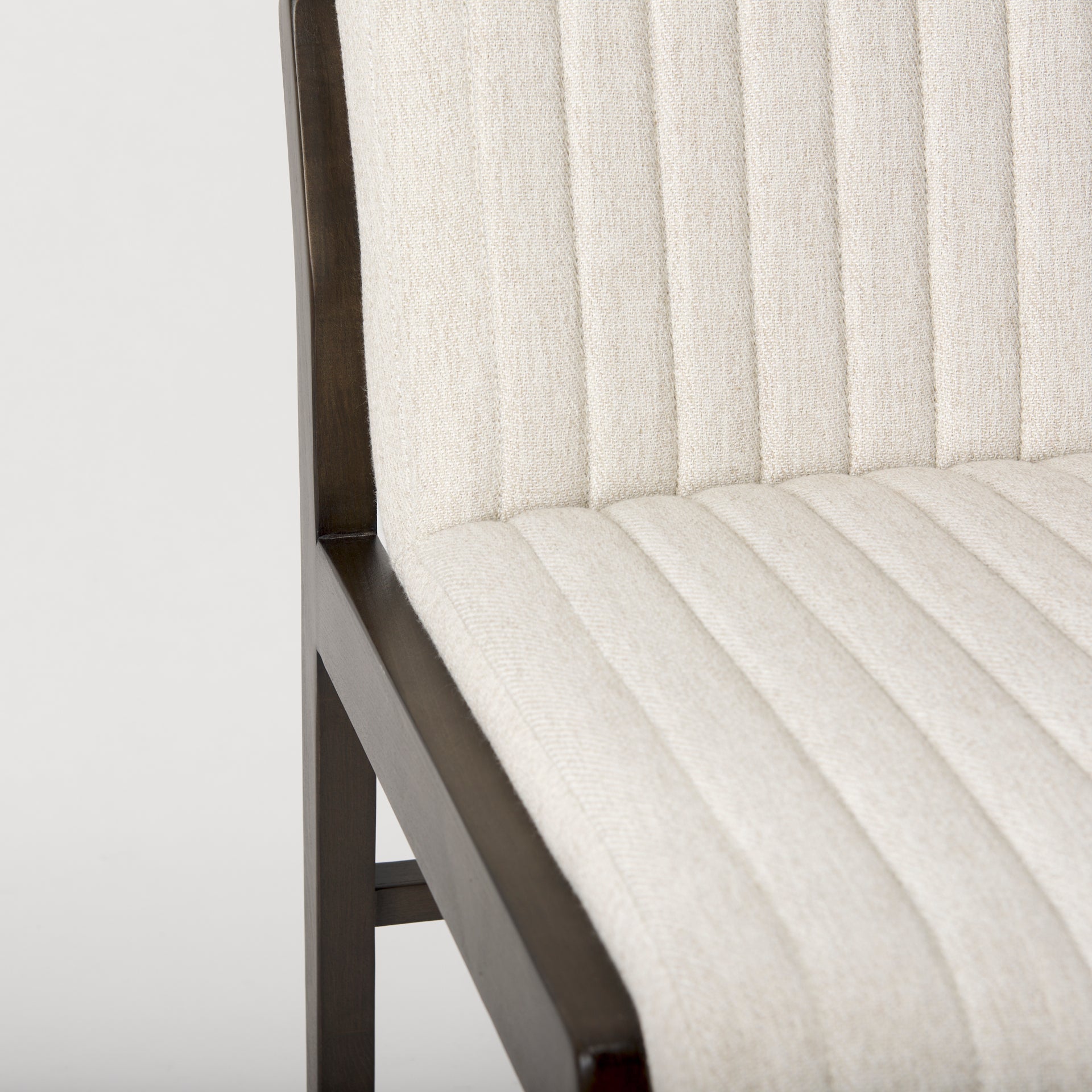 Tahoe Cream Upholstered Armless Dining Chair