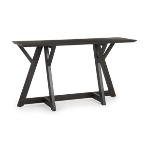 Jennings Dark Brown Wood Console Table