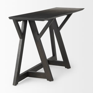 Jennings Dark Brown Wood Console Table