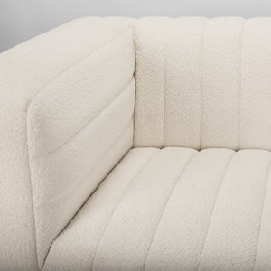 Ricciardo Cream Boucle 3-Seater Sofa