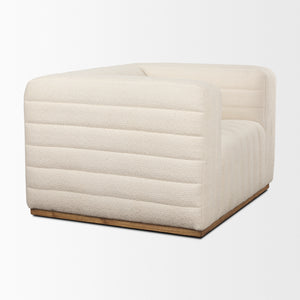 Ricciardo Cream Boucle Upholstered Arm Chair