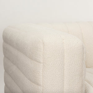 Ricciardo Cream Boucle Upholstered Arm Chair