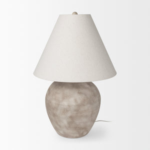 Marvin Taupe Ceramic Table Lamp