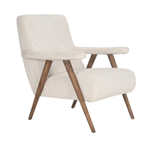 Nico Oatmeal Upholstered Accent Chair - Elite Maison