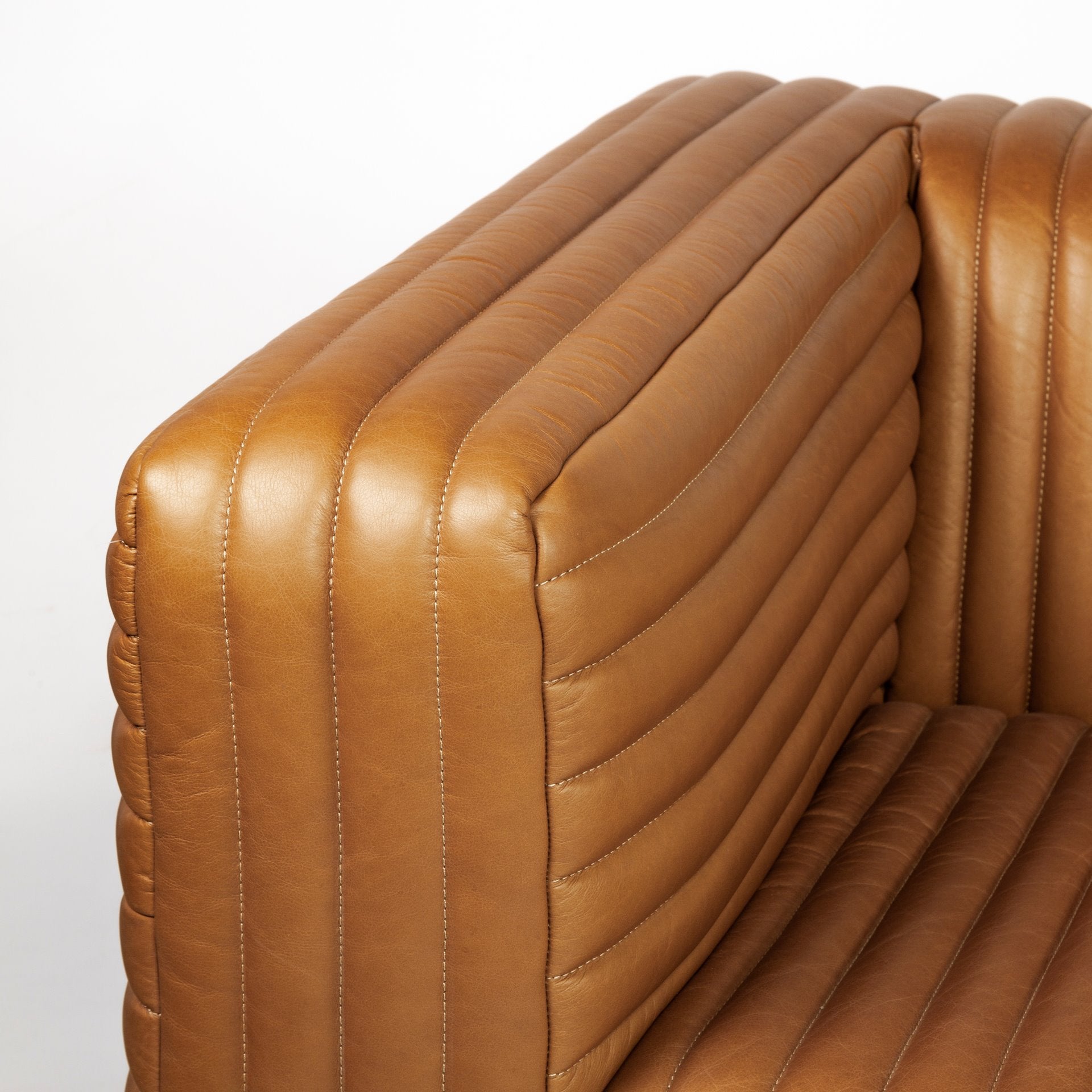 Ricciardo Leather Wrapped 3- Seater Sofa