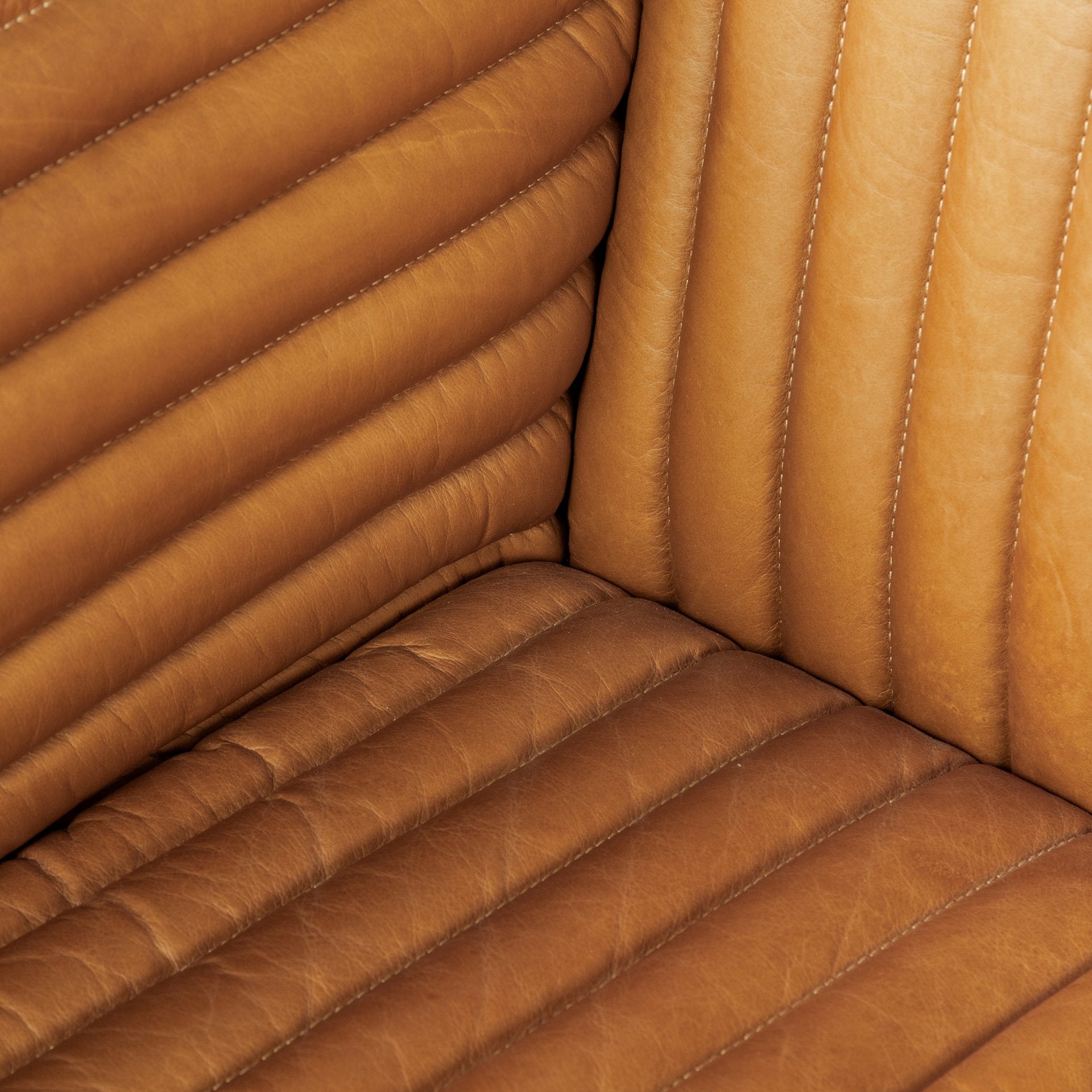 Ricciardo Leather Wrapped 3- Seater Sofa