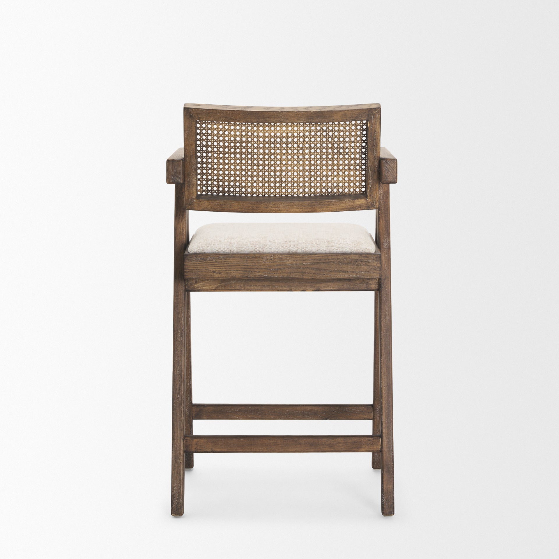 Indie Medium Brown w/ Cane Counter Stool