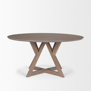 Jennings Light Brown Wood Dining Table