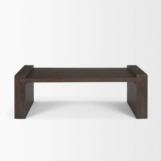 Wesson Wooden Rectangular Coffee Table - Elite Maison