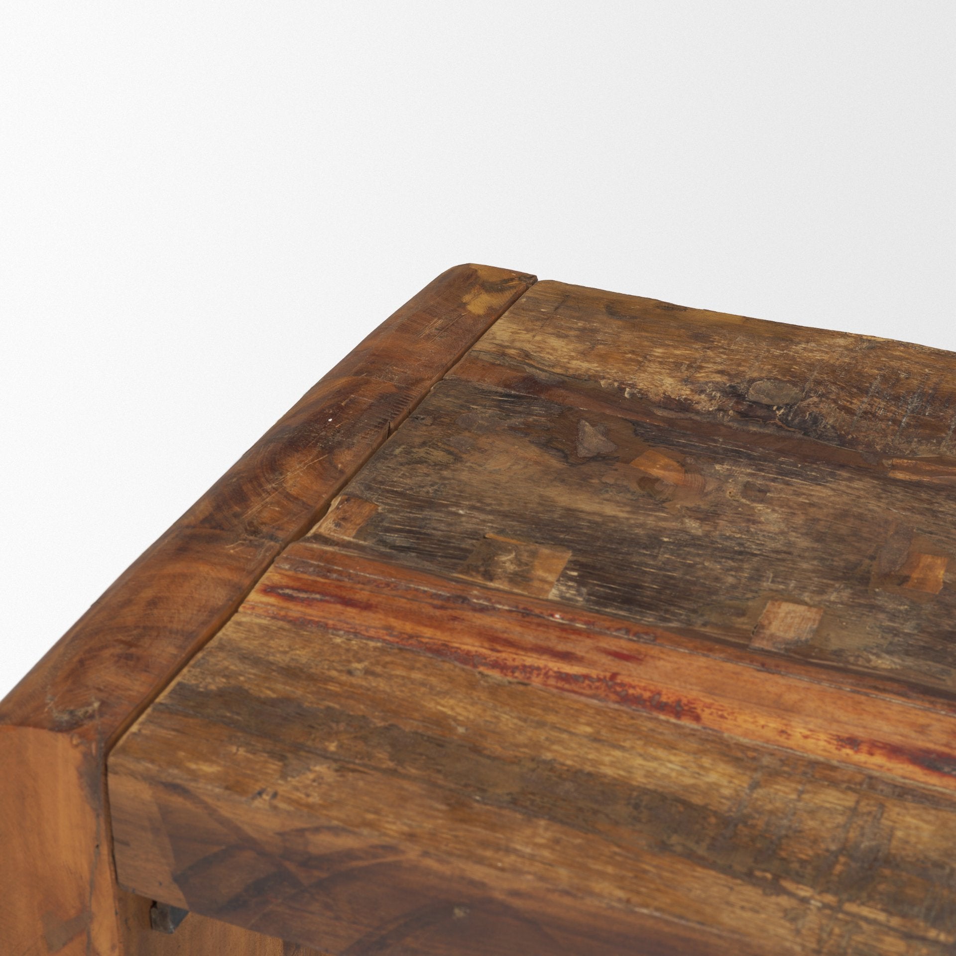 Estelle Rustic Brown Bench - Elite Maison