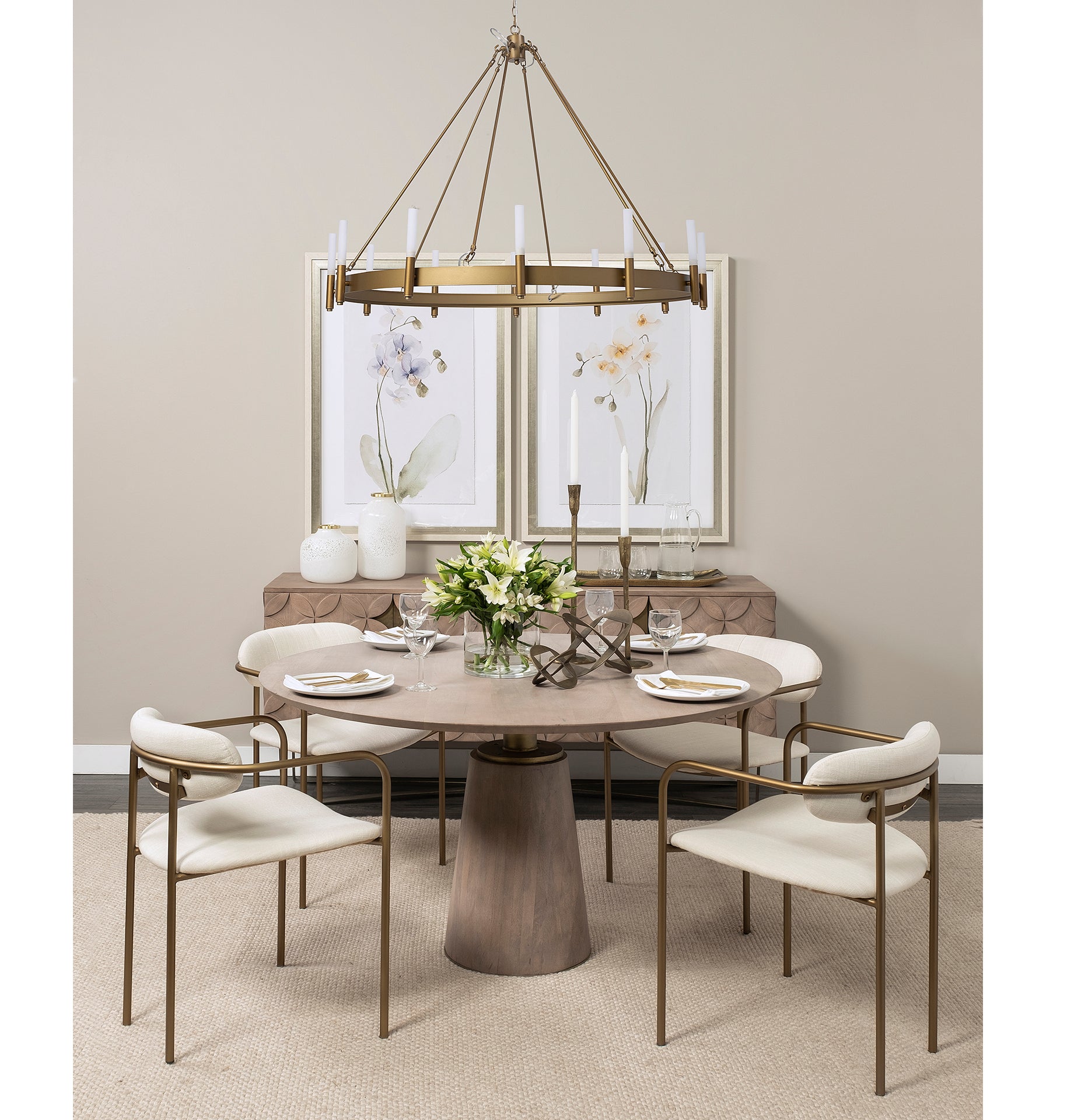 Cusco I Gold Geometric - Elite Maison