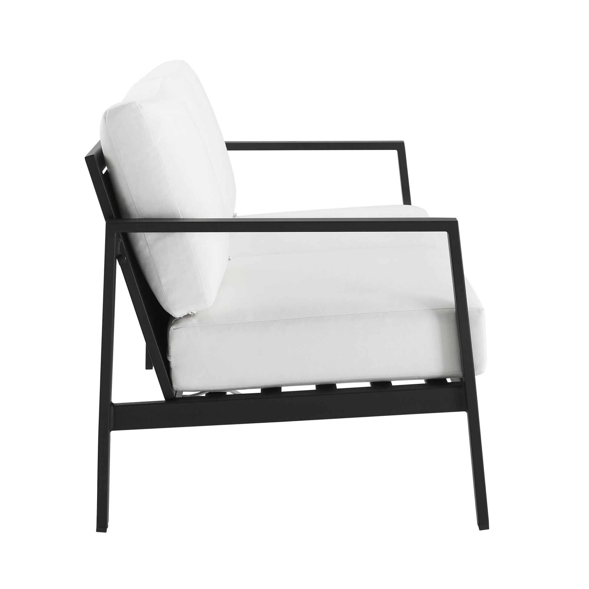 Alora Aluminum Natural Loveseat
