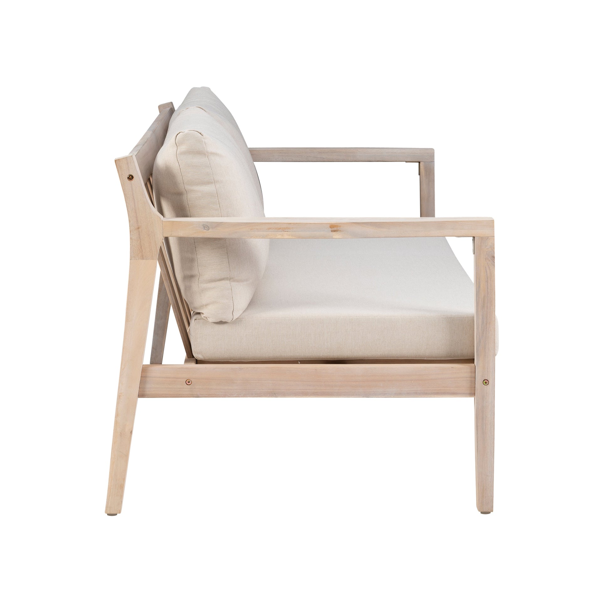 Svana Beige Natural 2 Seater Sofa