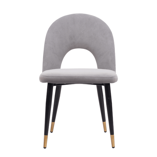 Menlo Dining Chair Gray - Set of 2 - Elite Maison