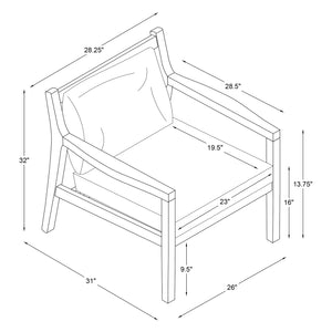 Svana Blue Natural Side Chair 2Pc