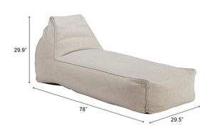 Kalm Lounge Chair Beige - Elite Maison