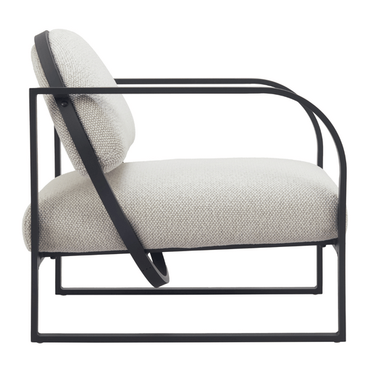 Flakt Accent Chair Ivory - Elite Maison