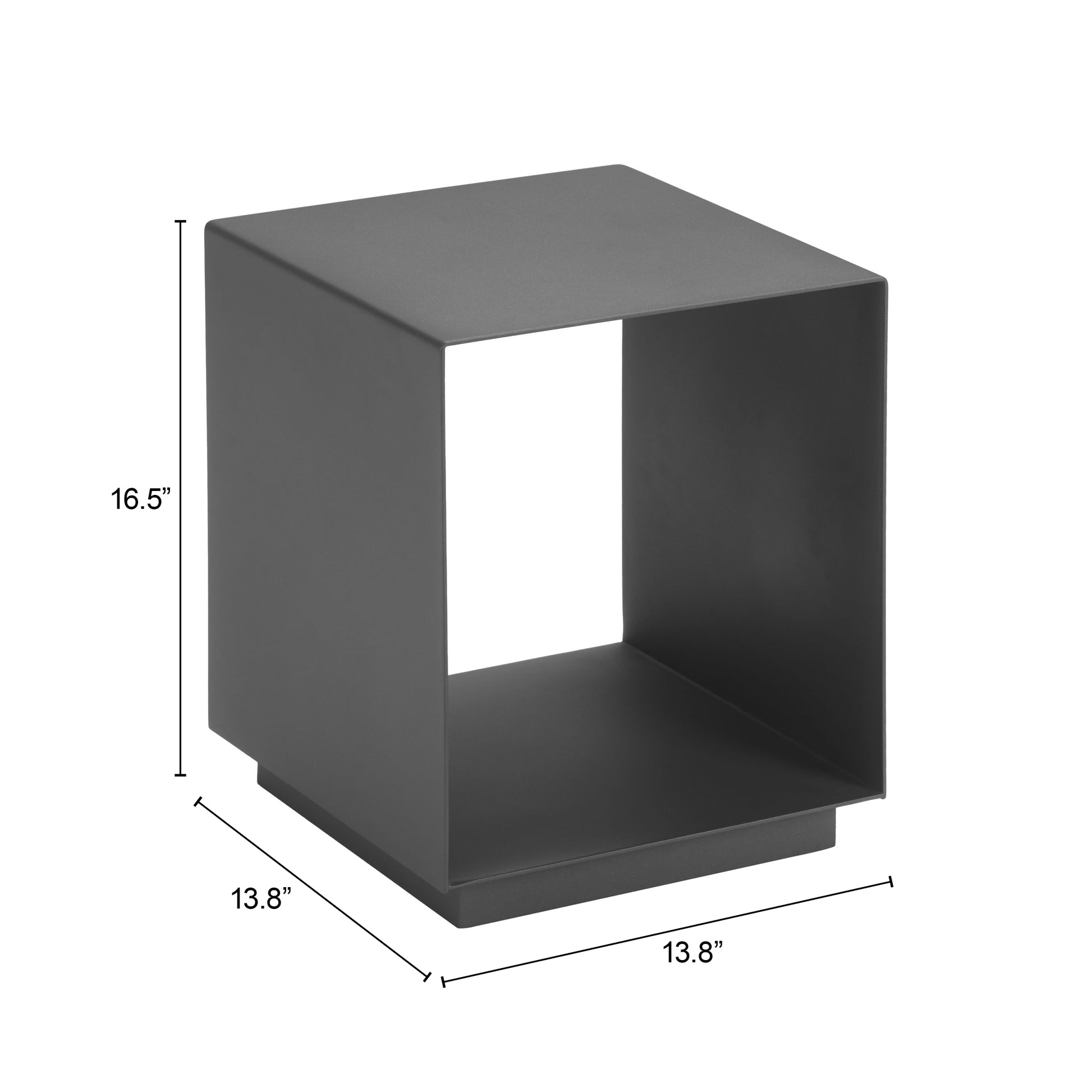 Kokos Side Table Charcoal - Elite Maison