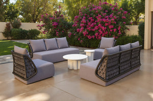 Palmier Coffee Table White - Elite Maison