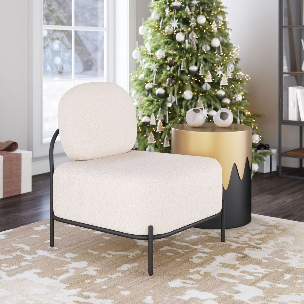 Arendal Accent Chair Vanilla - Elite Maison