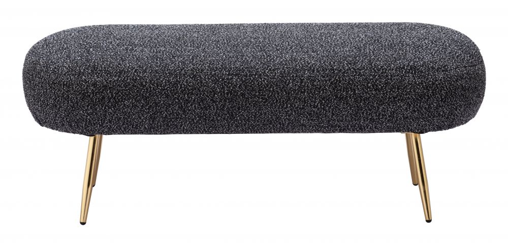 Creek Bench Glitter Black - Elite Maison