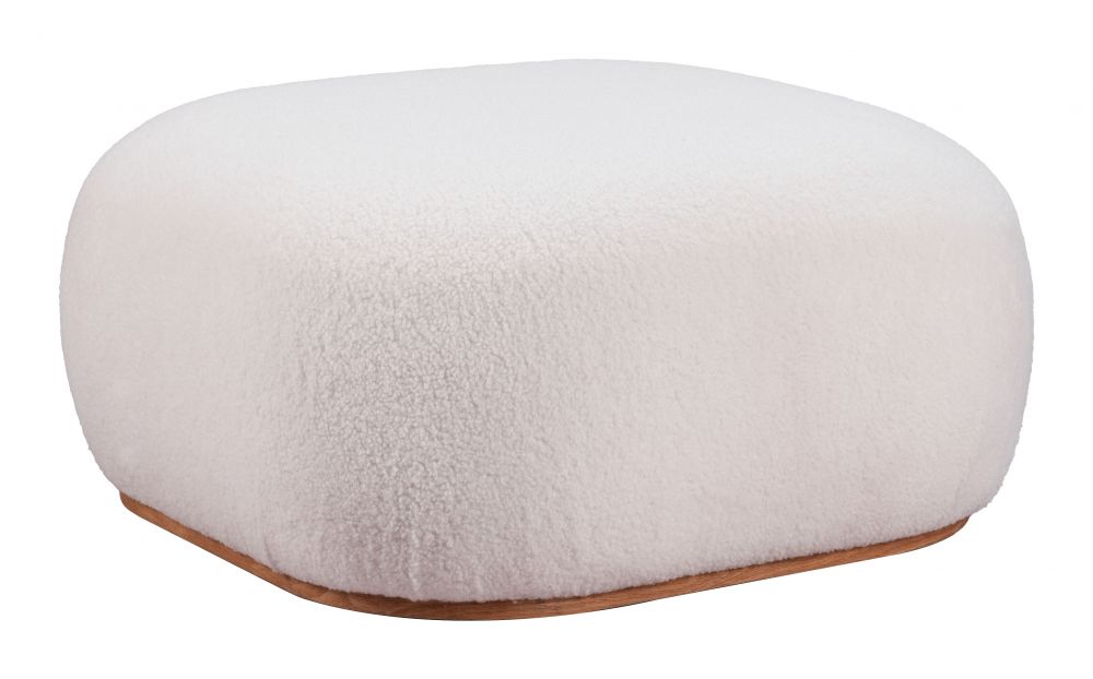 Azua Ottoman Cream - Elite Maison