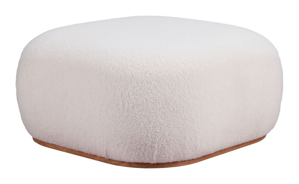 Azua Ottoman Cream - Elite Maison