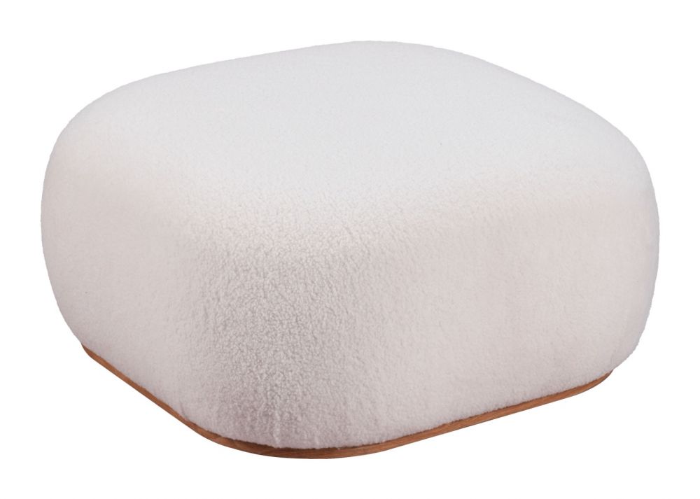 Azua Ottoman Cream - Elite Maison