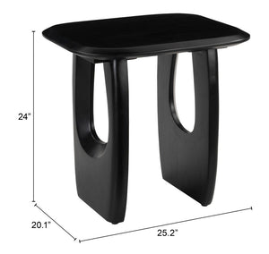 Arasan Accent Table Black - Elite Maison