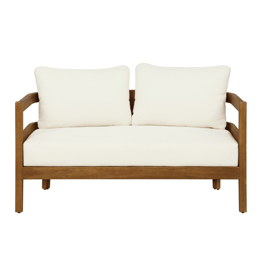 Surfside Brown Loveseat And Table