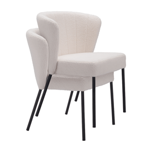 Aimee Dining Chair Cream - Set of 2