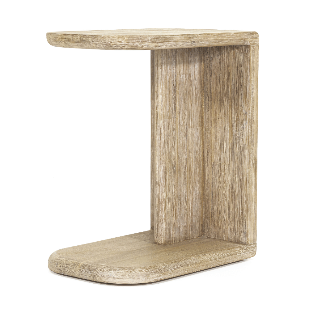 Lucca C-Shaped Side Table - Elite Maison
