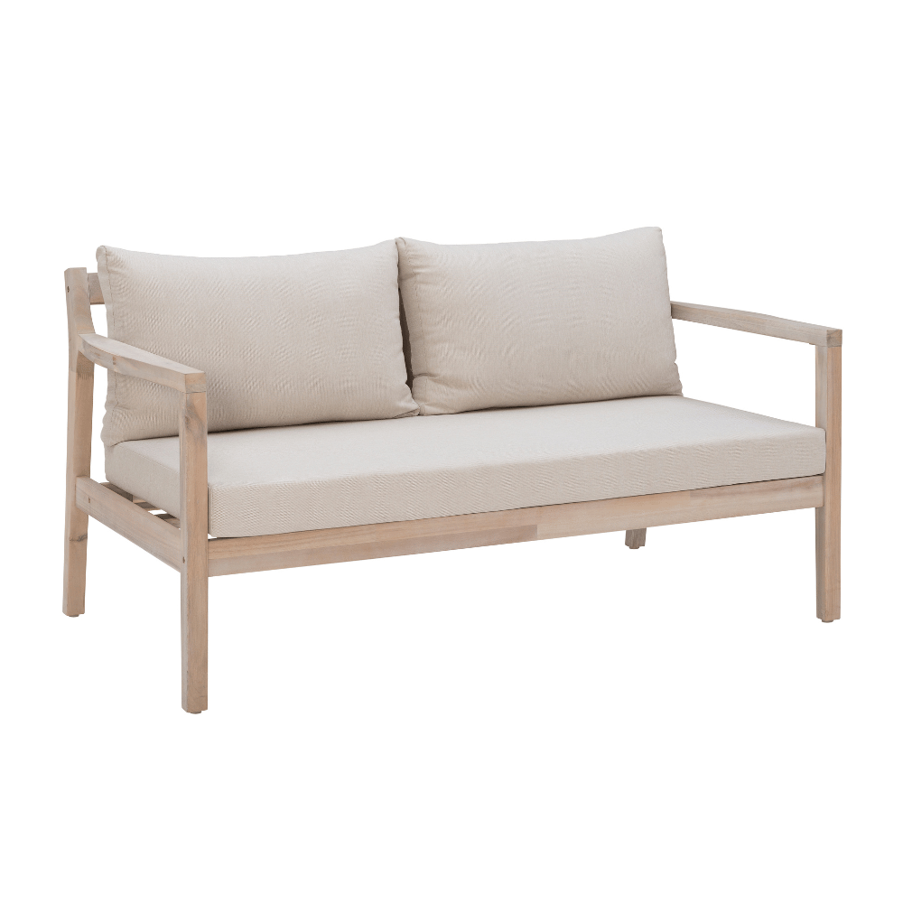 Svana Beige Natural 2 Seater Sofa